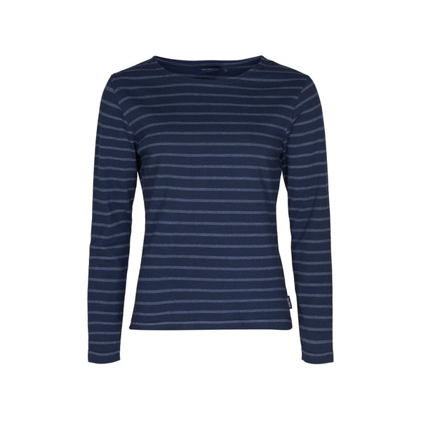 Sea Ranch Antibes Stribet Langærmet T-shirt Langærmet Tee SR Navy/Navy Melange