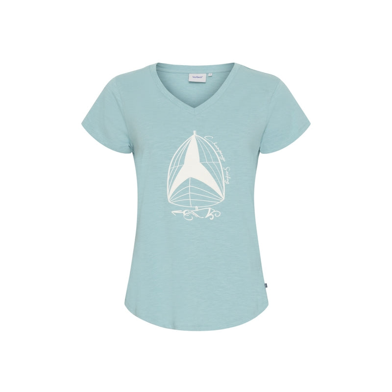 Sea Ranch Asta Tee T-shirts Aqua Blå