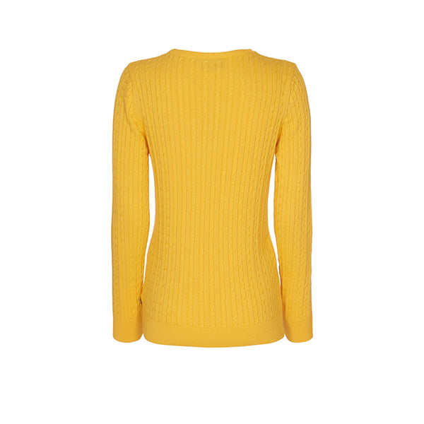 Sea Ranch Barbara Kabel Pullover Strik Strik Citron