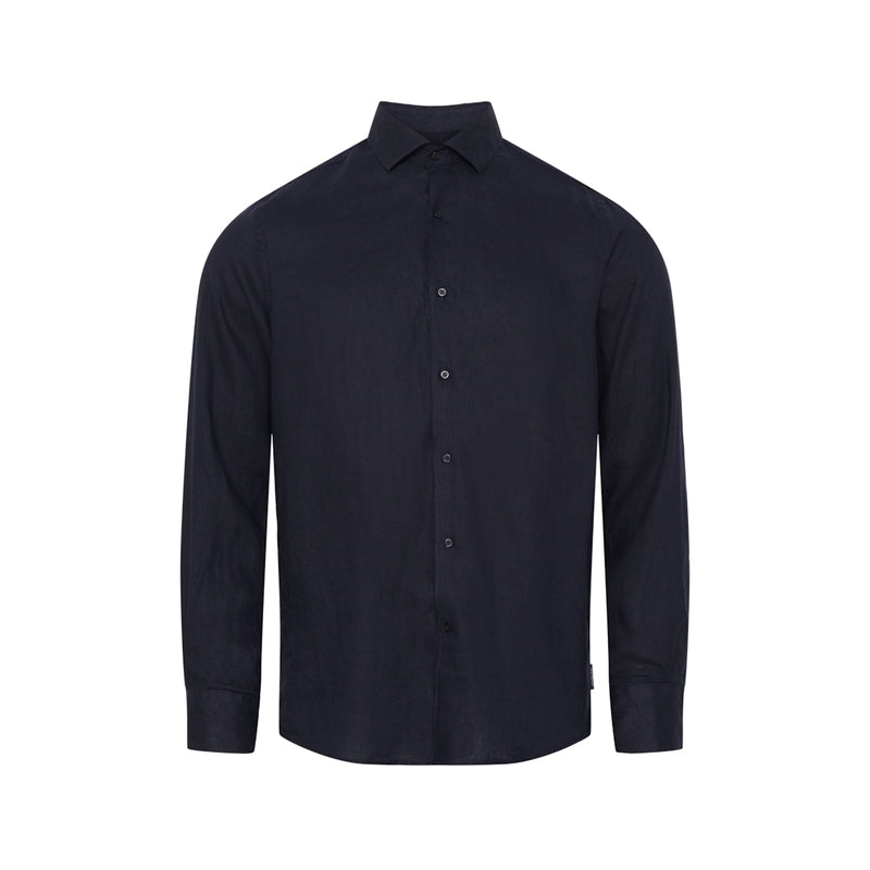 Sea Ranch Bastian Linen Shirt Skjorter 068 Navy