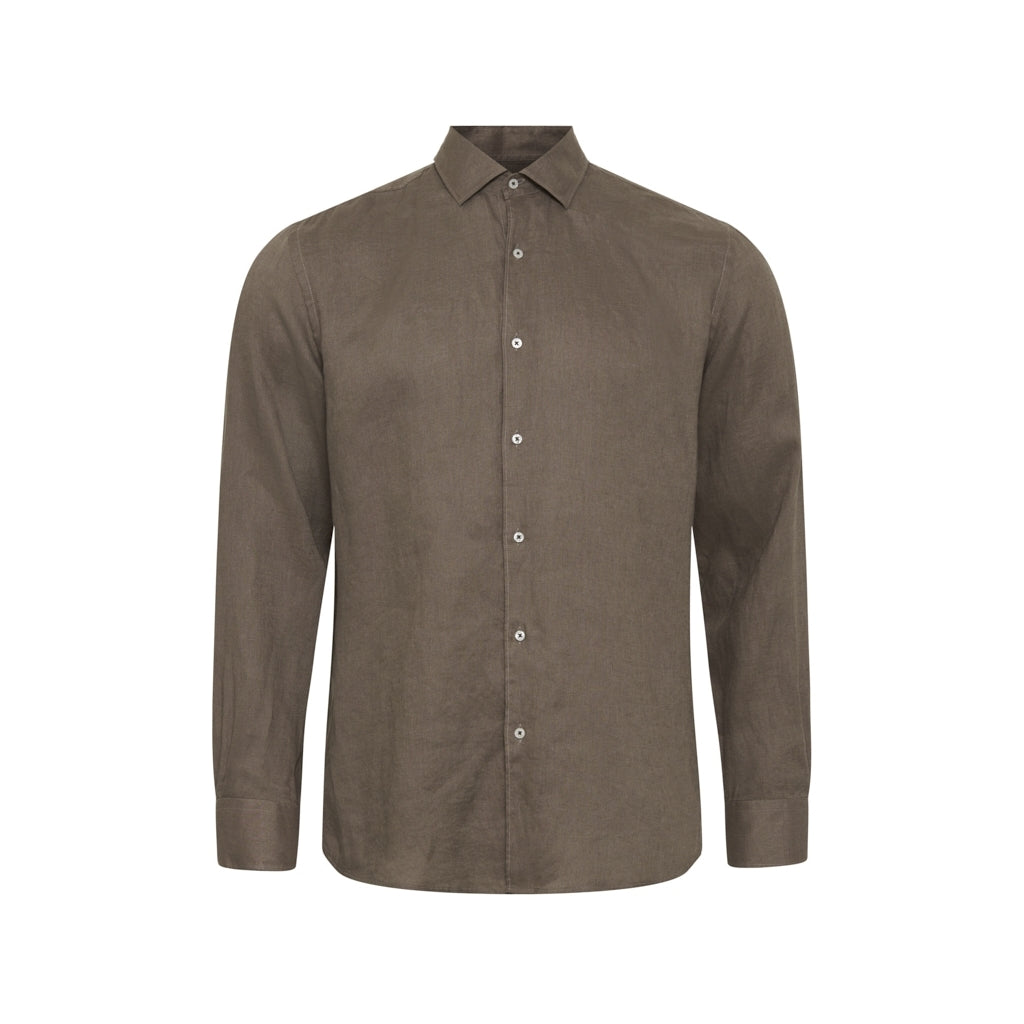 Sea Ranch Bastian Linen Shirt Skjorter Sand