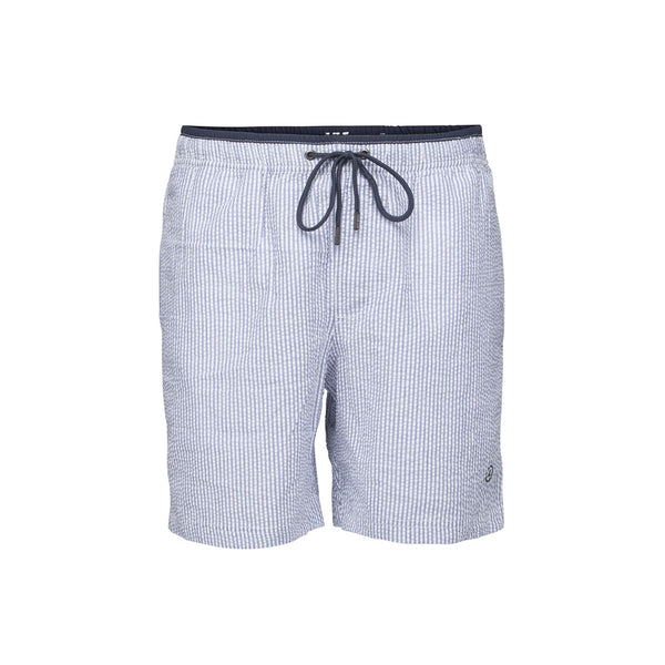 Sea Ranch Bay Badebukser med Striber Badeshorts SR Navy / Hvid