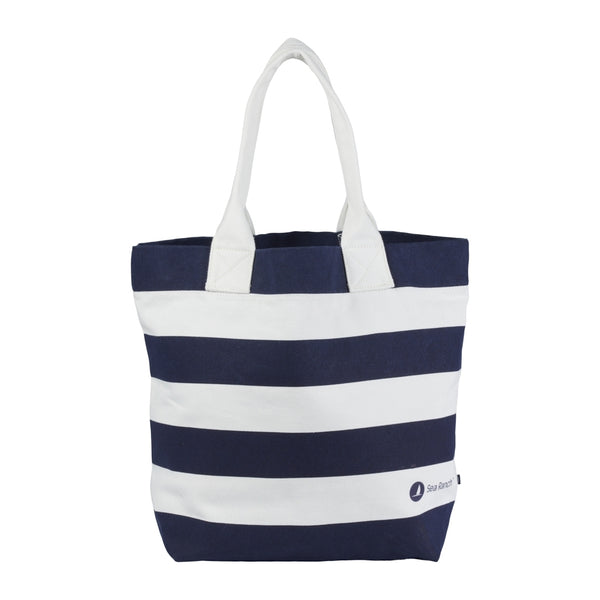 Sea Ranch Beach Bag Tasker Ecru/SR Navy