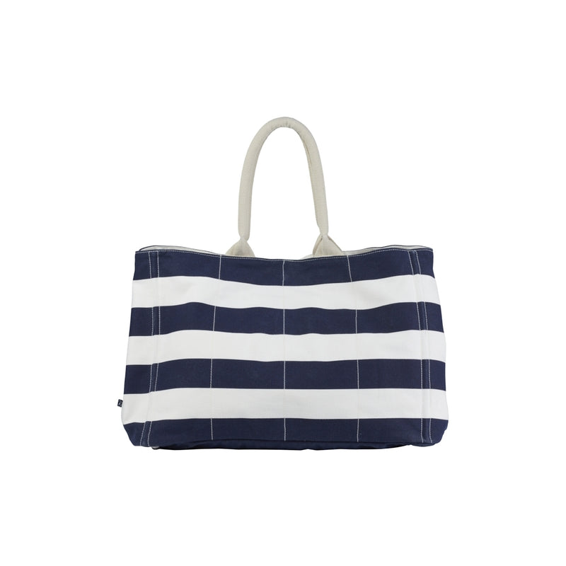 Sea Ranch Beach Bag shopper Tasker Ecru/SR Navy