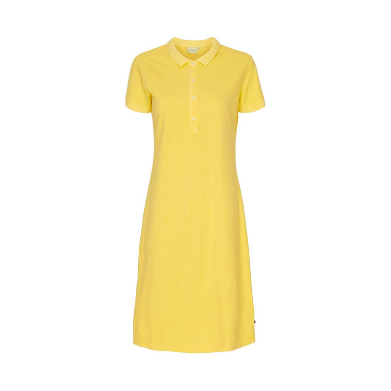 Sea Ranch Bettina Kortærmet Polo Kjole Dresses / Shirts Citron