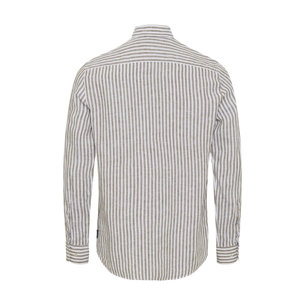 Sea Ranch Birger Striped Linen Shirt Skjorter 1088 White / Sand