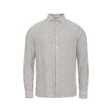 Sea Ranch Birger Striped Linen Shirt Skjorter 1088 White / Sand