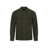 Sea Ranch Bo Linen Overshirt Skjorter Mørke Olive Grøn