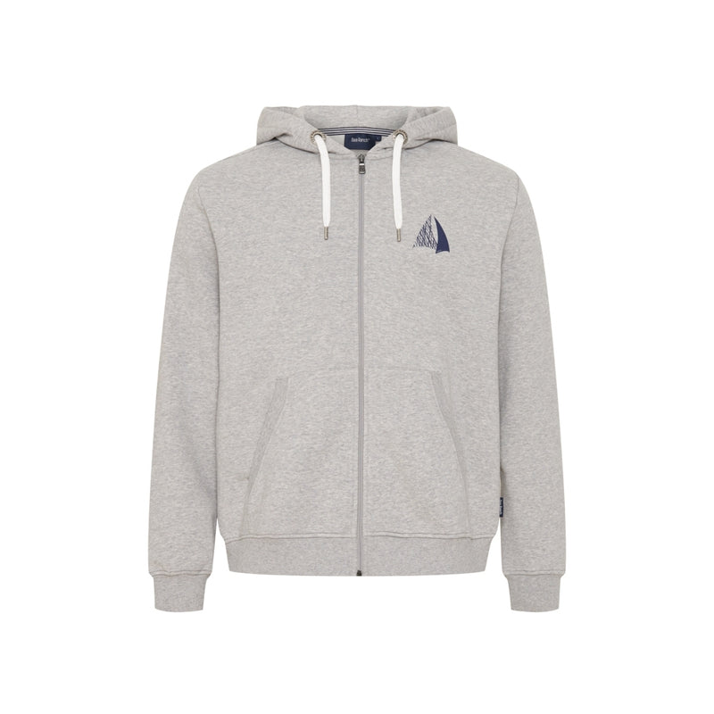 Sea Ranch Bob Zip Hood Sweat Sweatshirts Grå Melange