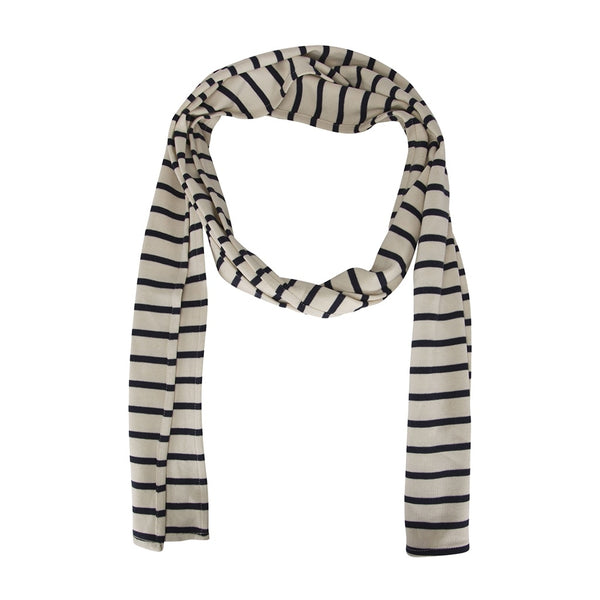 Sea Ranch Breton Stribet Halstørklæde Halstørklæde Ecru/SR Navy