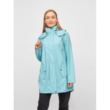 Sea Ranch Brooke Solid Regnjakke Jackets and Coats Aqua Blå