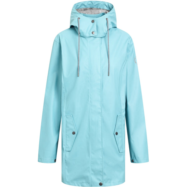 Sea Ranch Brooke Solid Regnjakke Jackets and Coats Aqua Blå