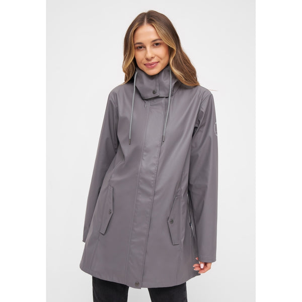 Sea Ranch Brooke Solid Regnjakke Jackets and Coats Beton