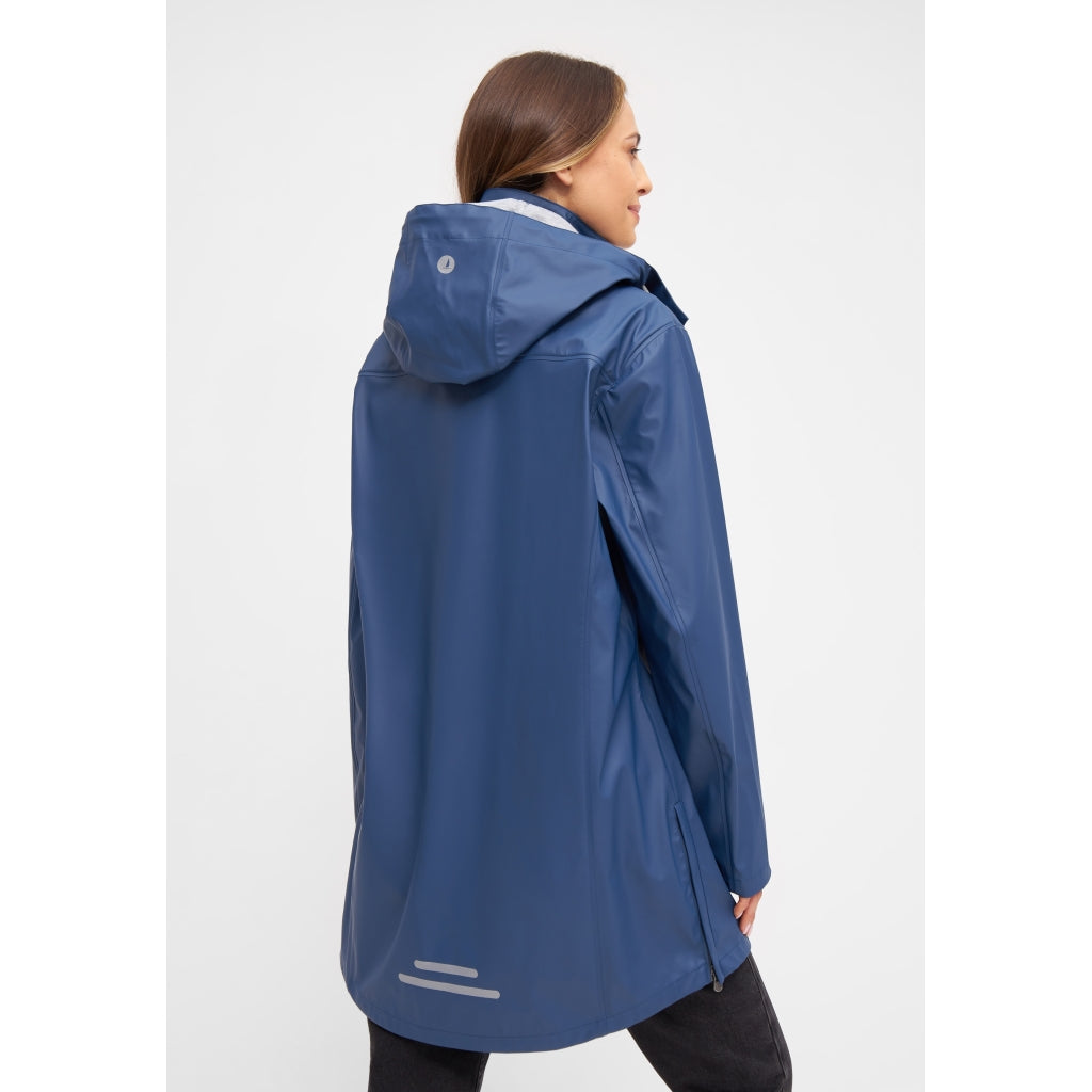 Sea Ranch Brooke Solid Regnjakke Jackets and Coats Blå