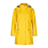 Sea Ranch Brooke Solid Regnjakke Jackets and Coats Gul