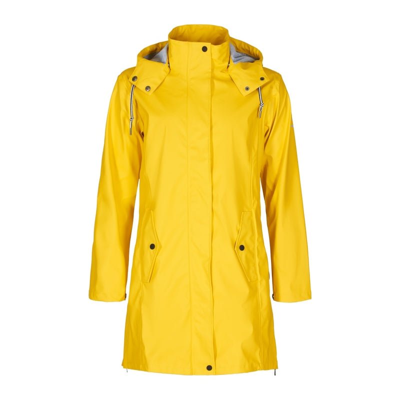 Sea Ranch Brooke Solid Regnjakke Jackets and Coats Gul