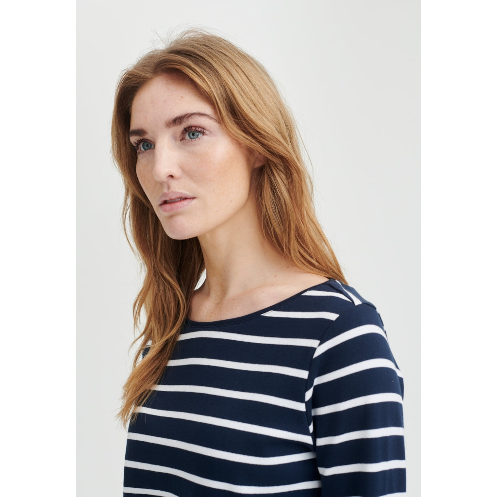 Redgreen Women Catalina langærmet t-shirt Langærmet Tee 168 Navy Stripe