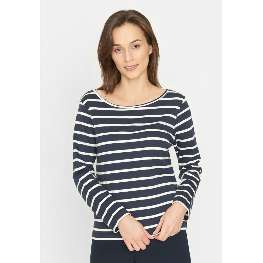 Redgreen Women Catalina langærmet t-shirt Langærmet Tee 168 Navy Stripe