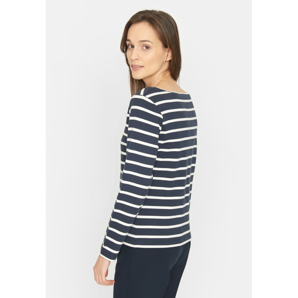 Redgreen Women Catalina langærmet t-shirt Langærmet Tee 168 Navy Stripe