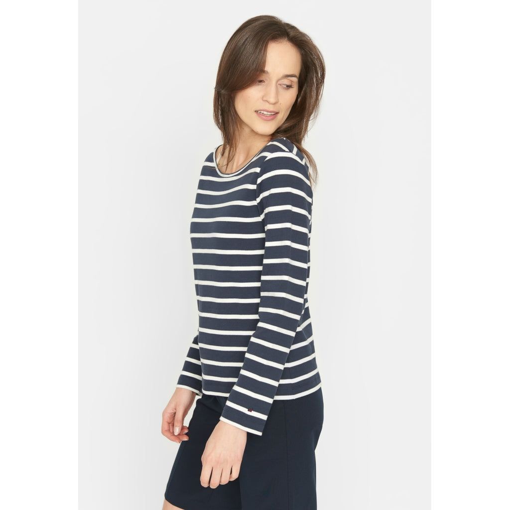 Redgreen Women Catalina langærmet t-shirt Langærmet Tee 168 Navy Stripe