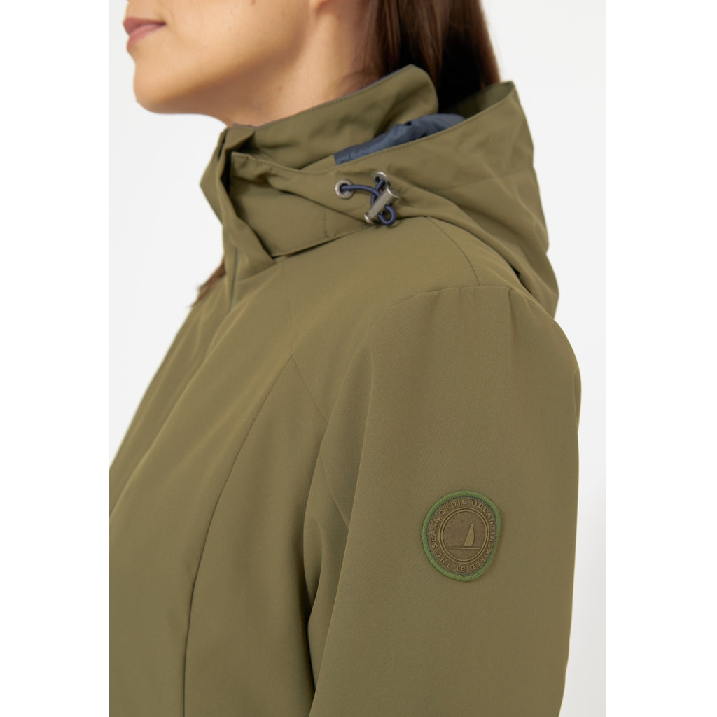 Sea Ranch Cathrine Parka Coat Jackets and Coats Olive