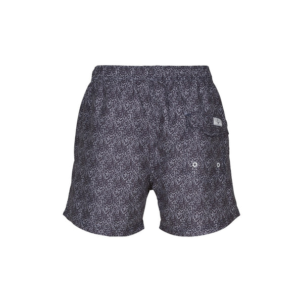 Sea Ranch Cedric Mønstret Swim Shorts Badeshorts Mørk Navy / Hvid