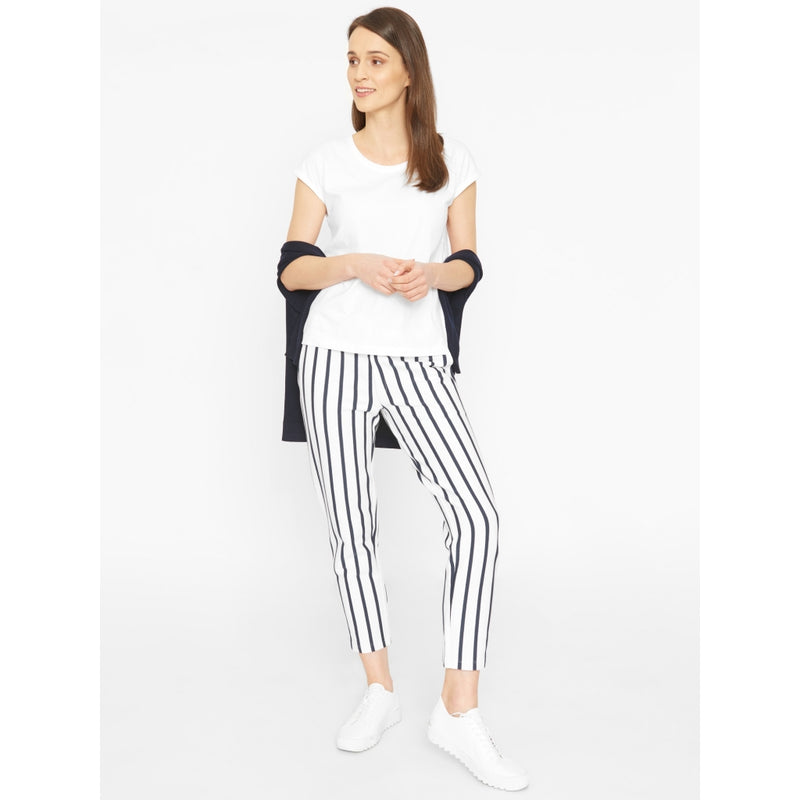 Redgreen Women Celene bukser Bukser og Shorts 120 Off White Stripe