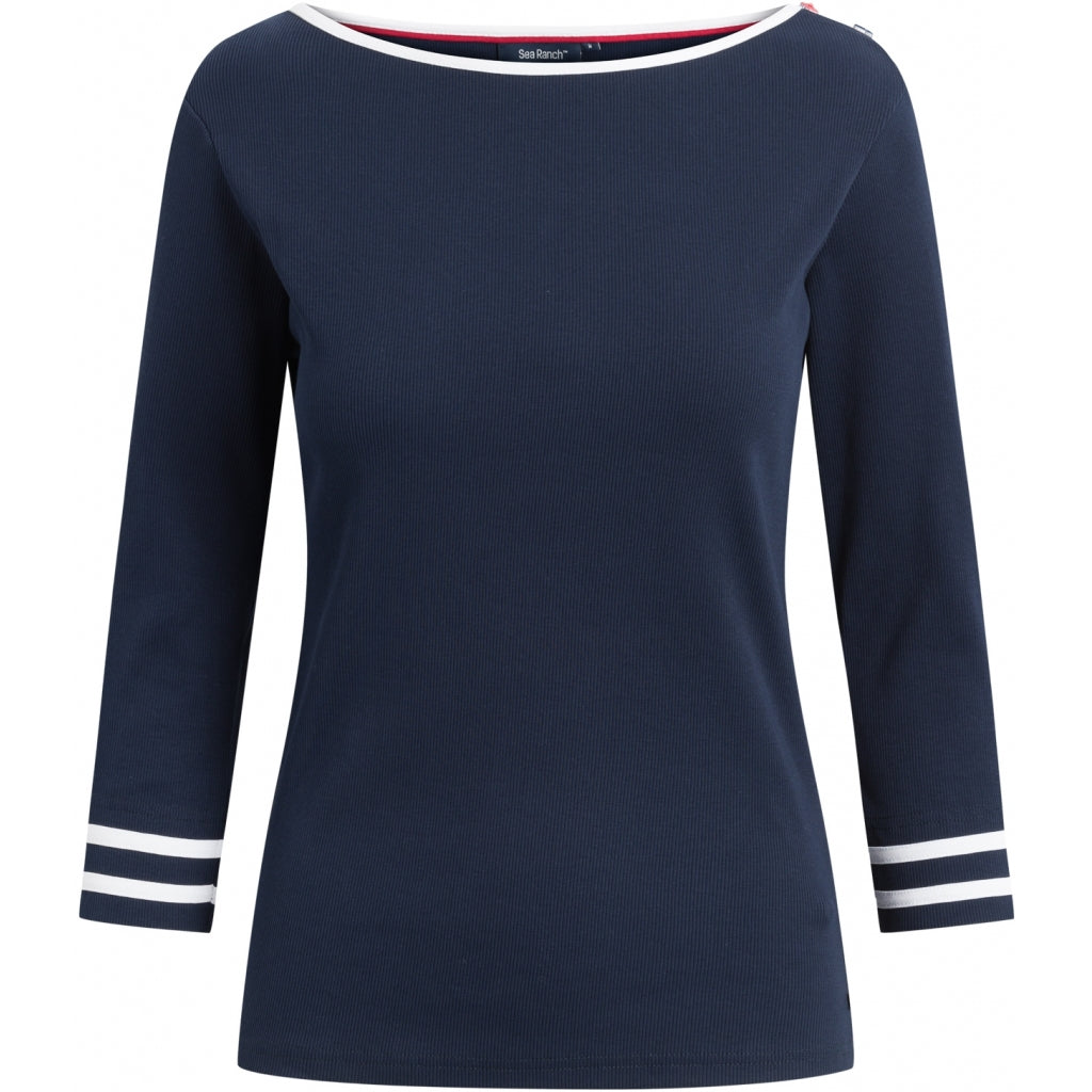 Sea Ranch Charlotte Langærmet T-shirt Langærmet Tee SR Navy