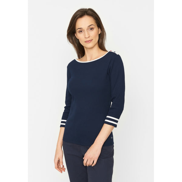 Sea Ranch Charlotte Langærmet T-shirt Langærmet Tee SR Navy