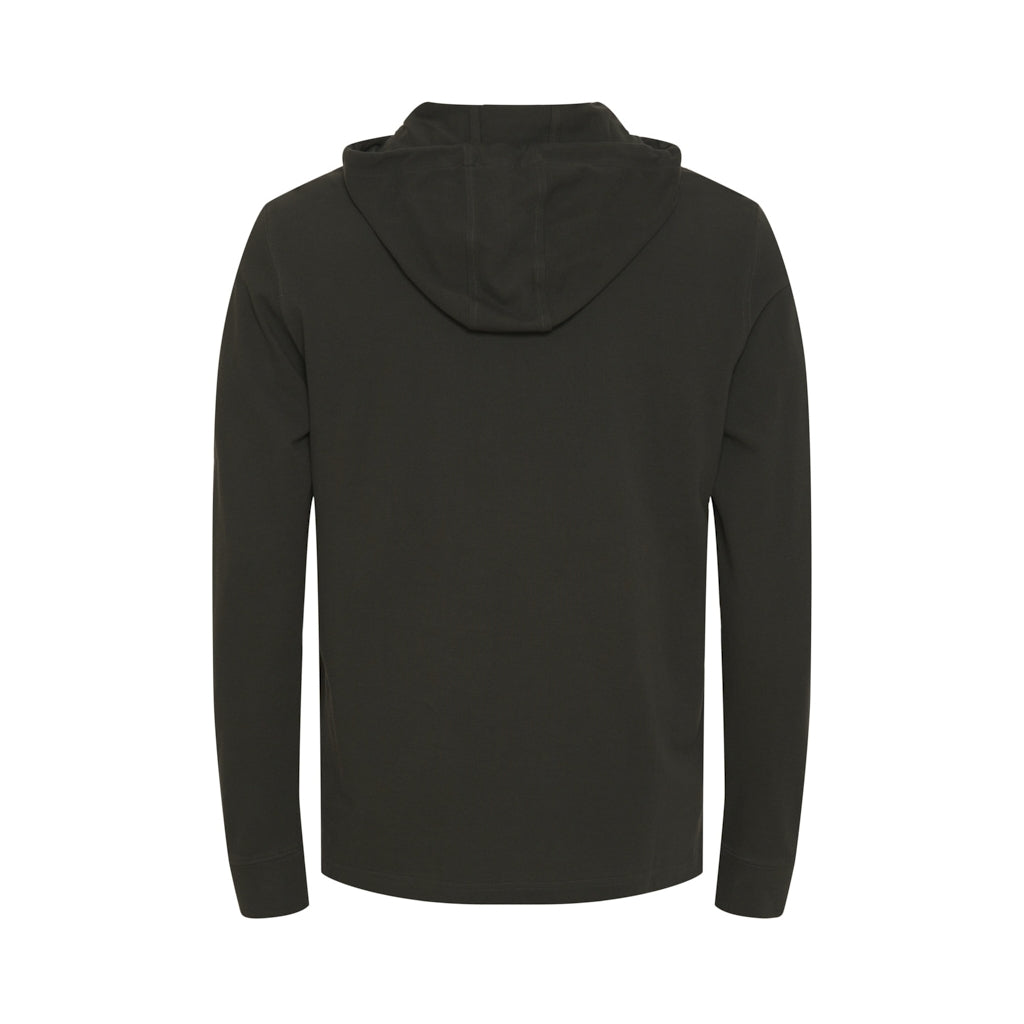 Sea Ranch Christoffer Pique Hood Sweatshirts Mørke Olive Grøn