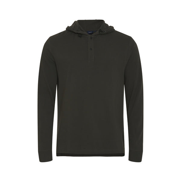 Sea Ranch Christoffer Pique Hood Sweatshirts Mørke Olive Grøn