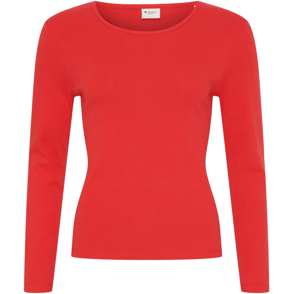 Redgreen Women Ciljla Long Sleeve T-shirt Langærmet Tee 047 Dark Red