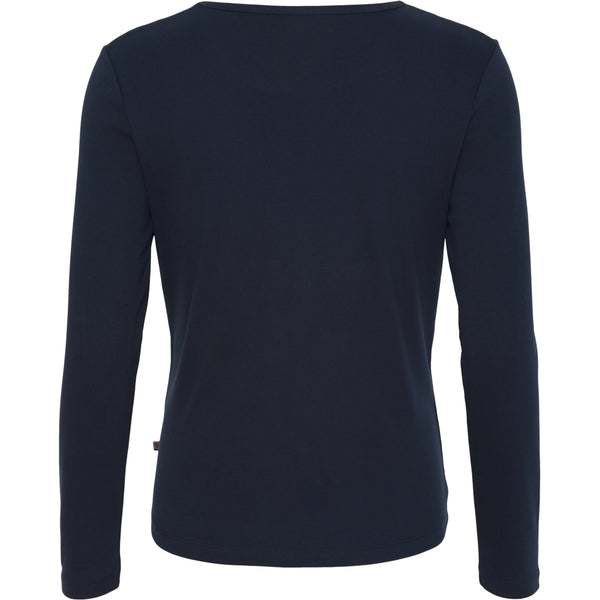 Redgreen Women Ciljla Long Sleeve T-shirt Langærmet Tee 069 Dark Navy