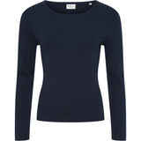 Redgreen Women Ciljla Long Sleeve T-shirt Langærmet Tee 069 Dark Navy