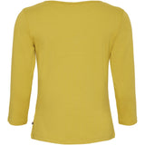 Redgreen Women Clarie 3/4 LS T-shirt Langærmet Tee 037 Mid Yellow