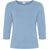 Redgreen Women Clarie 3/4 LS T-shirt Langærmet Tee 062 Light Blue
