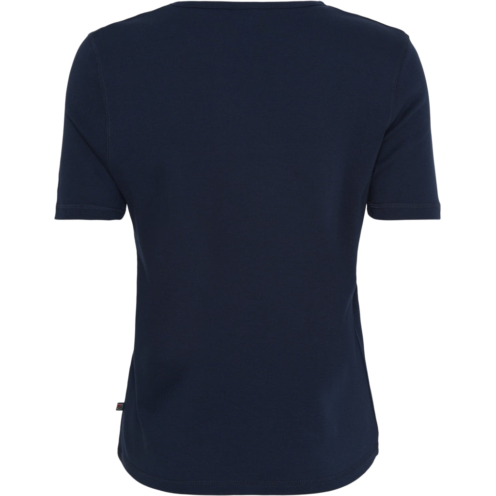 Redgreen Women Cora Short Sleeve Tee T-shirts 068 Navy