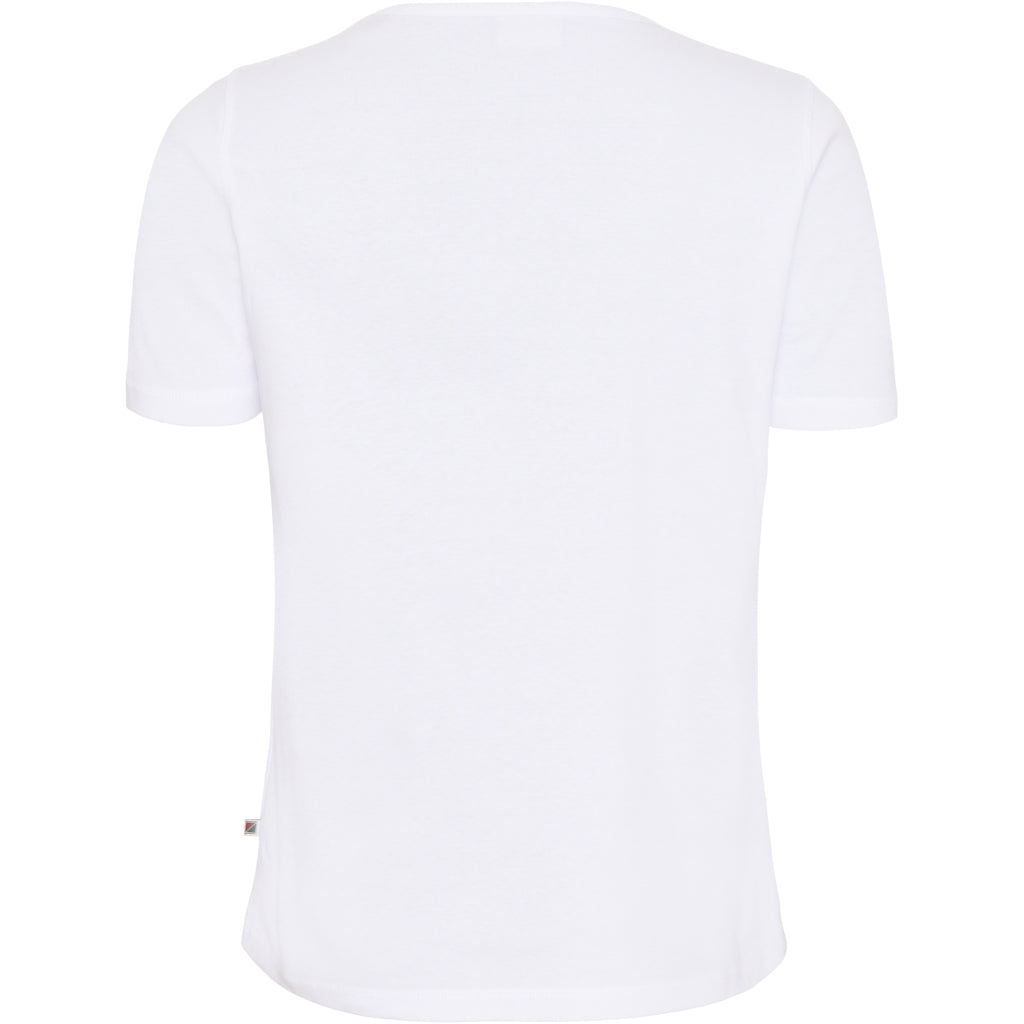 Redgreen Women Cora Short Sleeve Tee T-shirts Hvid