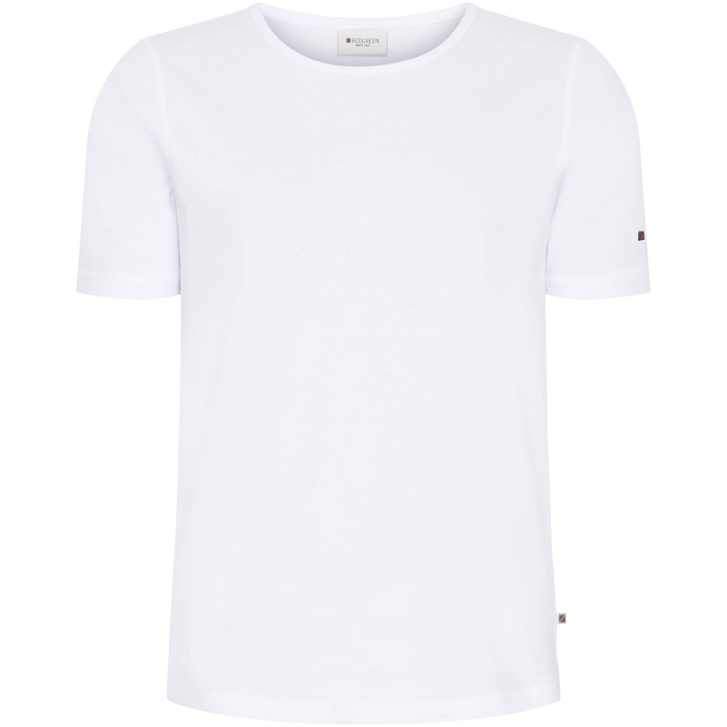 Redgreen Women Cora Short Sleeve Tee T-shirts Hvid