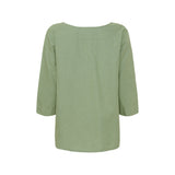 Sea Ranch Corrie 3/4 ærmet T-shirt Langærmet Tee 5025 Hedge Green