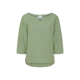 Sea Ranch Corrie 3/4 ærmet T-shirt Langærmet Tee 5025 Hedge Green