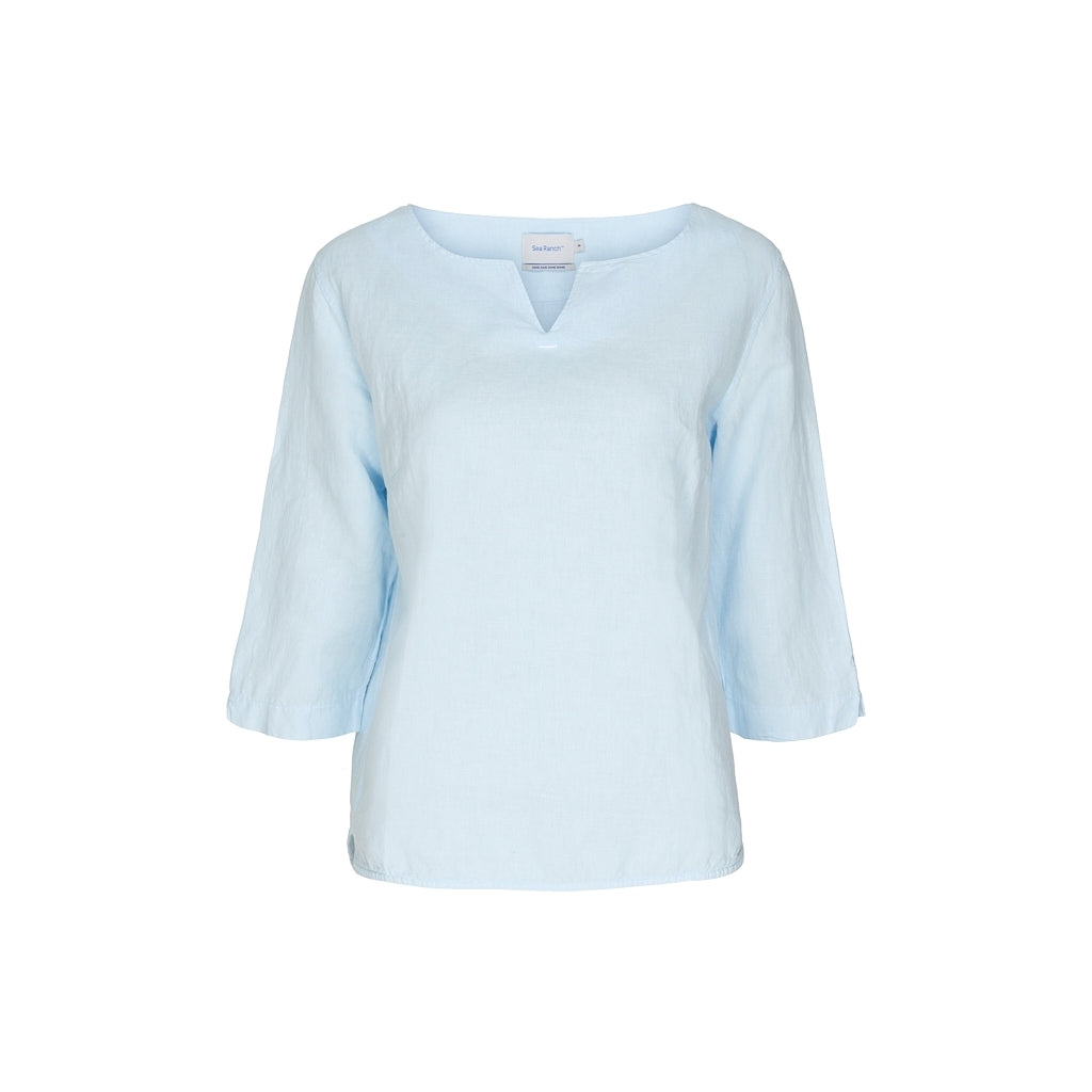 Sea Ranch Corrie 3/4 ærmet T-shirt Langærmet Tee Kølig Blå