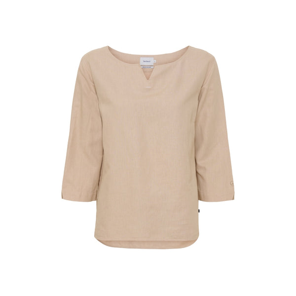 Sea Ranch Corrie 3/4 ærmet T-shirt Langærmet Tee Oxford Tan