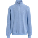 Sea Ranch Cromwell Langærmet Sweater med Lynlås Sweatshirts Denim Melange