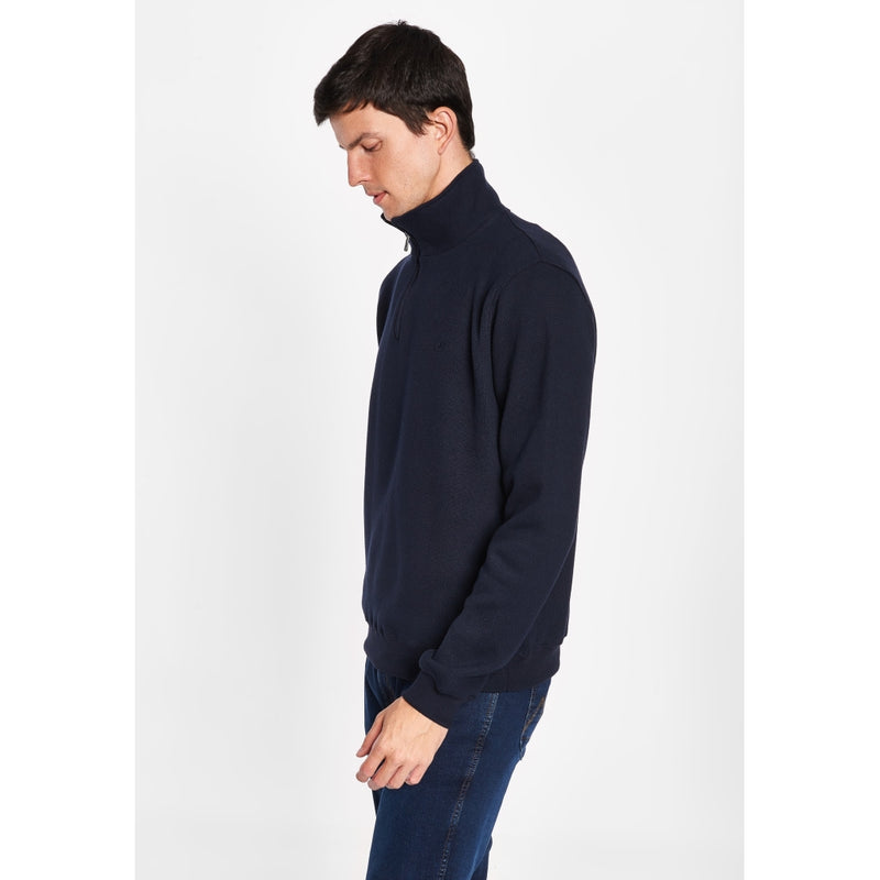 Sea Ranch Cromwell Langærmet Sweater med Lynlås Sweatshirts Navy