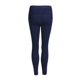Sea Ranch Dame Leggings i Merino Uld Undertøj 4215 Navy Marle