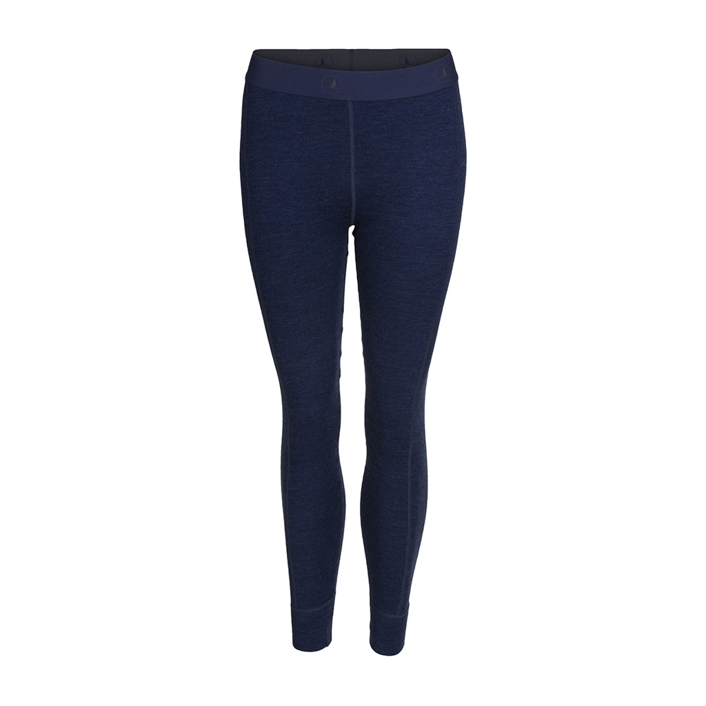 Sea Ranch Dame Leggings i Merino Uld Undertøj 4215 Navy Marle