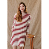 Redgreen Women Dell Dress Dresses / Shirts 147 Dark Red Stripe