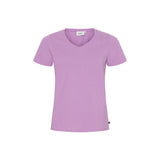 Sea Ranch Dorthea Organic Cotton V-Neck tee T-shirts 3079 Violet