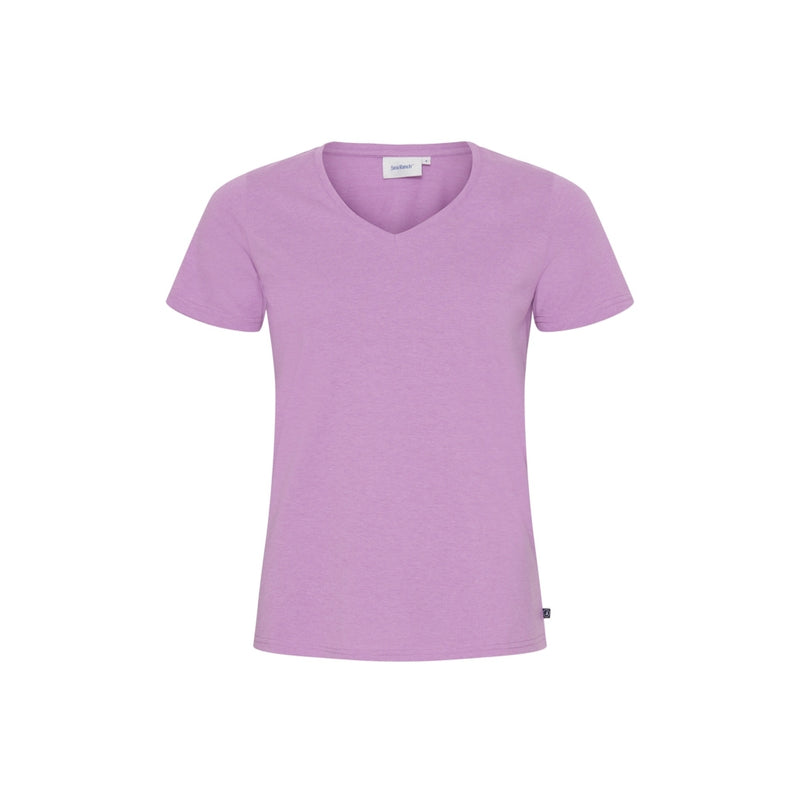 Sea Ranch Dorthea Organic Cotton V-Neck tee T-shirts 3079 Violet
